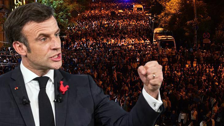 Azerbaycan’ın zaferi sonrası Türkiye’yi suçladı! Macron’dan skandal sözler