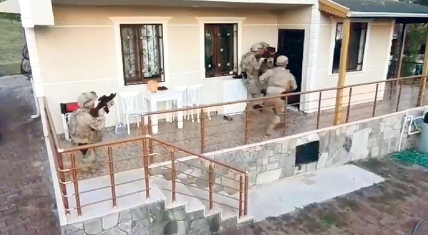 Terkinler çetesine şafak operasyonu