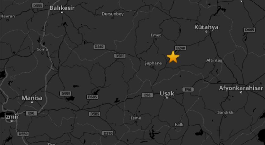 Son dakika: Kütahya’da 4 büyüklüğünde deprem