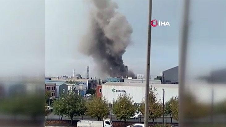 Tuzla’da iş yeri yangını! Çok sayıda ekip sevk edildi