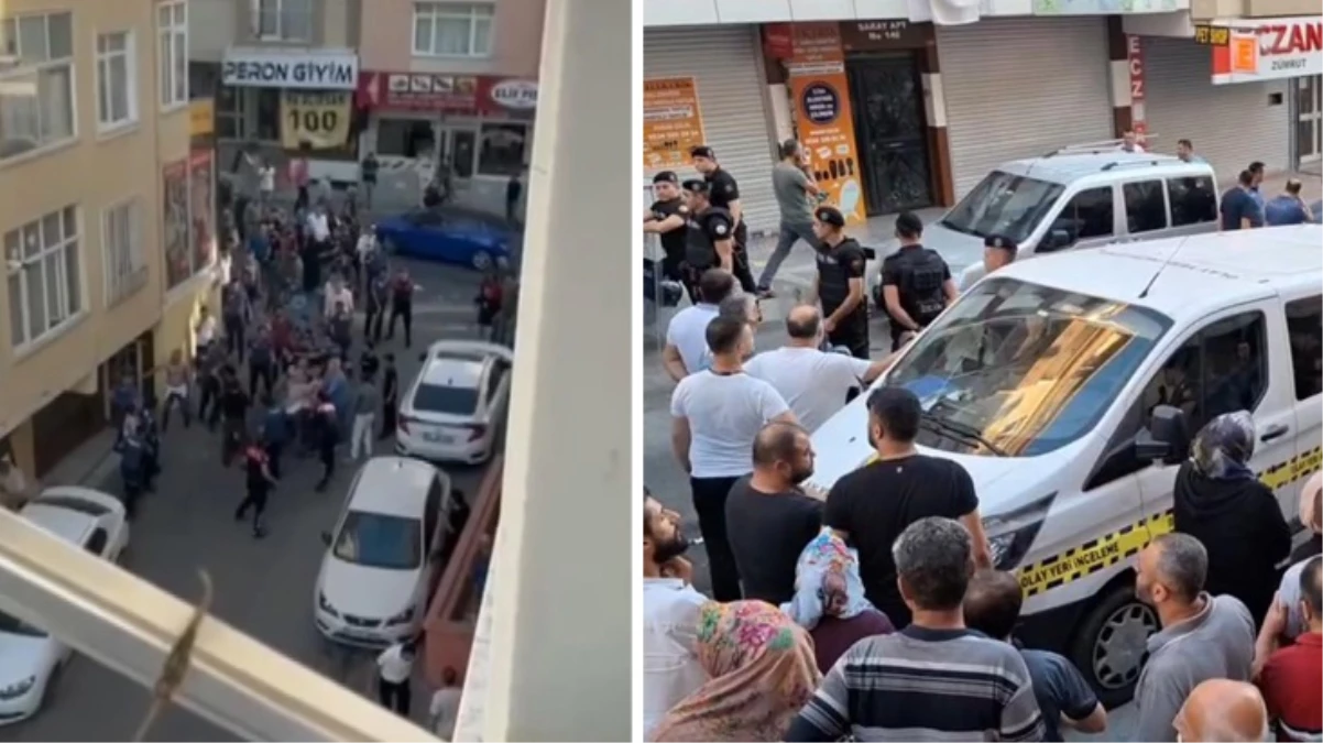 Yol verme kavgasında silah çekilen moto kurye bıçak ve satılarla olay yerine geri döndü: 1 ölü, 30 gözaltı