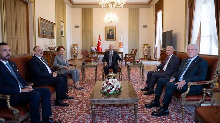 İYİ Parti lideri Akşener'den TBMM Başkanı Kurtulmuş'a ziyaret