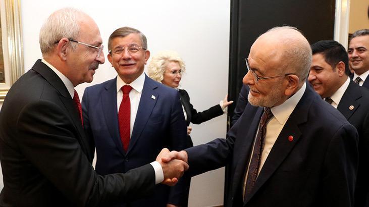 CHP lideri, Karamollaoğlu ve Davutoğlu ile görüştü