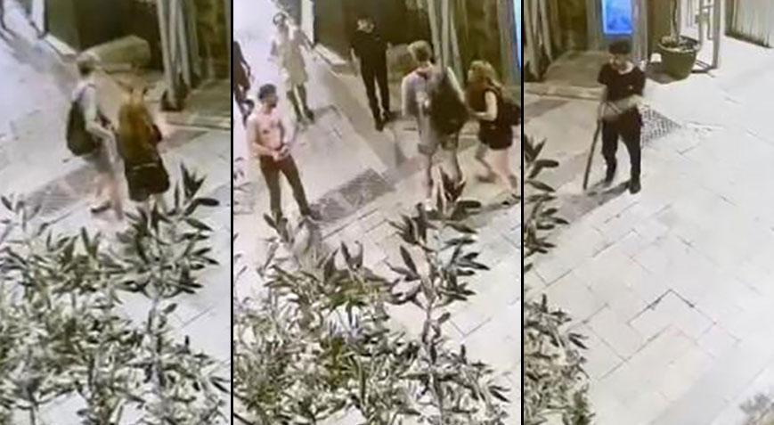 Sevgililere gece kulübü çalışanlarından çivili sopalı saldırı! Genç kadının kafasında şişe patlattılar