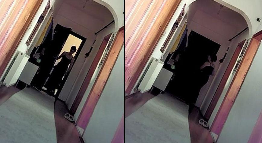 Sürekli eşyaları kaybolan aile evine kamera yerleştirdi! Hayatlarının şokunu yaşadılar