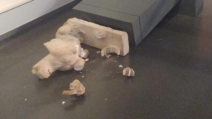 Roma heykeline zarar veren ABD’li turist gözaltına alındı