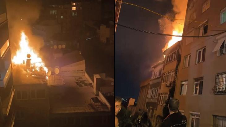 Beyoğlu’nda 6 katlı binada yangın! Ekiplerin hızlı müdahalesiyle söndürüldü