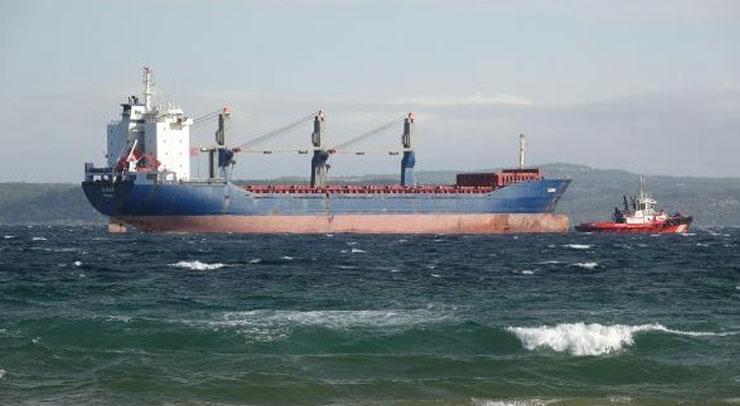 Çanakkale Boğazı’nda gemi arıza yaptı