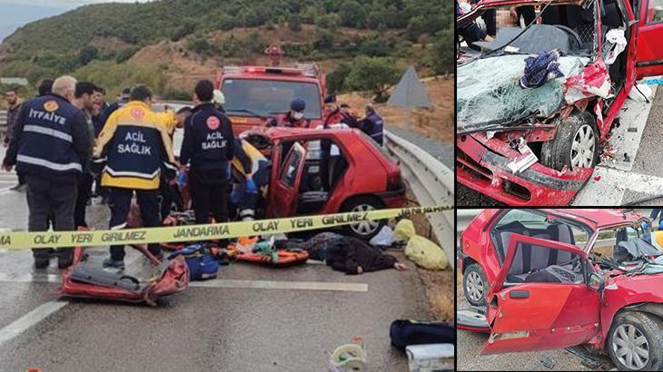 Sinop’ta korkunç kaza! Otomobil ile kamyon çarpıştı: 4 ölü, 1 yaralı