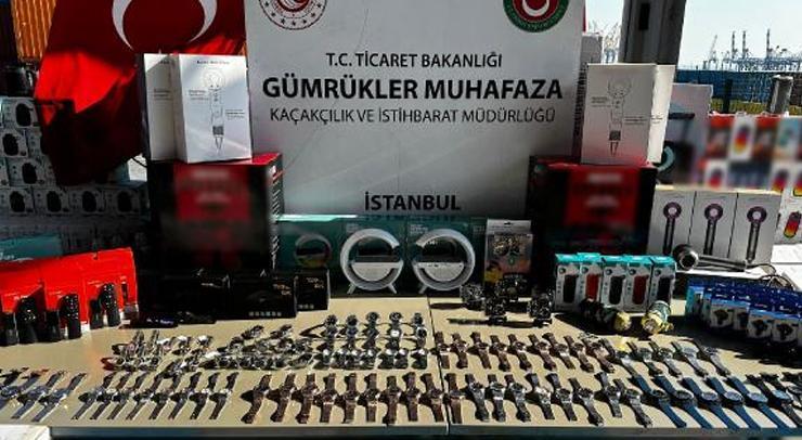Çin’den geldiği tespit edildi! Kaçak elektronik eşya operasyonu