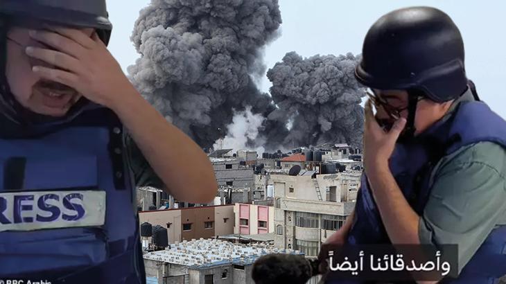 BBC muhabiri göz yaşlarına boğuldu: Gazze’deki hastaneyi görünce dizlerinin üstüne çöktü