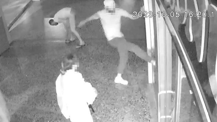 Antalya’da genç kadını feci dayak