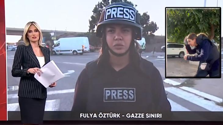 Gazze sınırında son durum! CNN TÜRK ekini roket saldırısına yakalandı