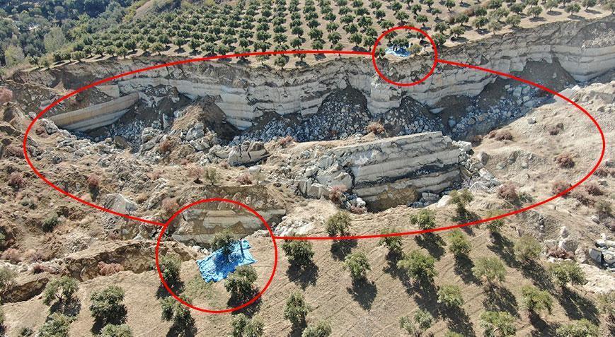 Fay ikiye böldü, tedirgin eden hasat başladı: Korkuyorum, aşağısı görünmüyor