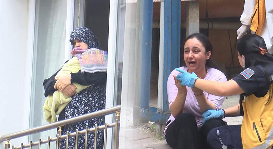 Küçükçekmece’de korku dolu anlar! Gördüğü an sinir krizi geçirdi