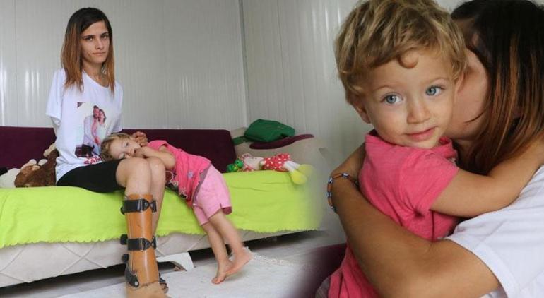 Depremde eşini ve kolunu kaybetti! Bir buçuk yaşındaki kızı ile tek bir hayali var