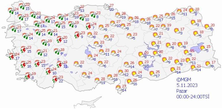 Son dakika... Sıcaklıklar 4-5 derece düşecek! Kuvvetli yağışlar başlıyor