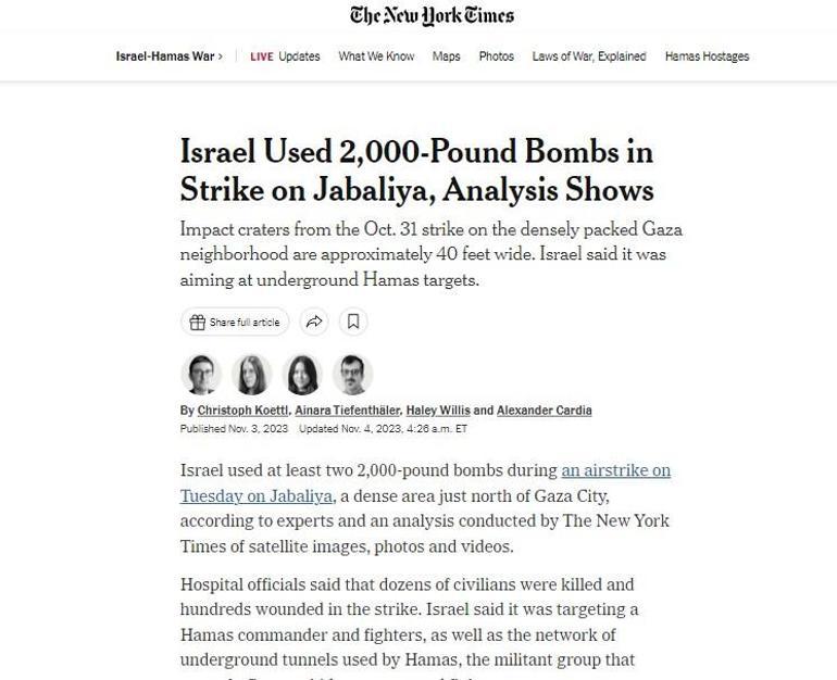 İsrail yasaklı silahla vurdu! 1800 tonluk bombada gizli fitil