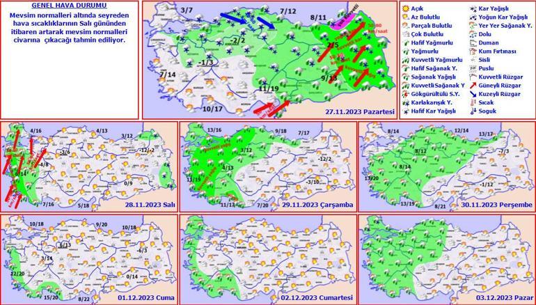 Son dakika... Meteoroloji yeni haritayı paylaştı! 26 kentte alarm: İstanbul için tarih verildi