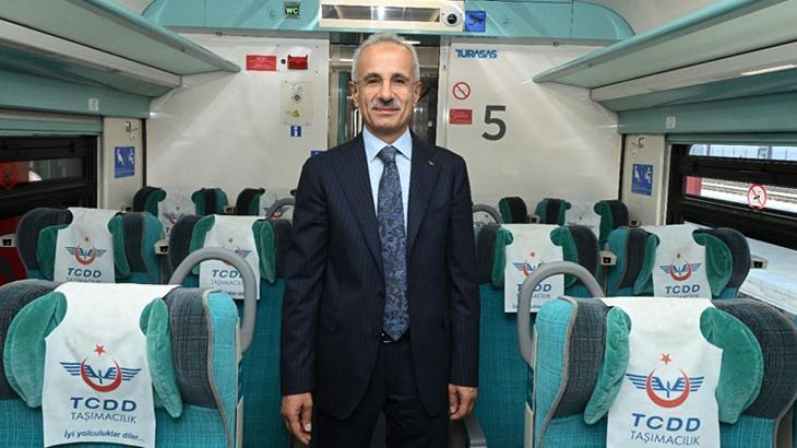Hızlı tren seyahatlerinde büyük artış! Bakan Uraloğlu rakamlarla açıkladı