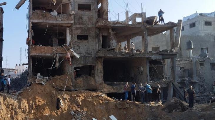 Gazze’de mülteci kampı vuruldu! Hastane morgunda yer kalmadı