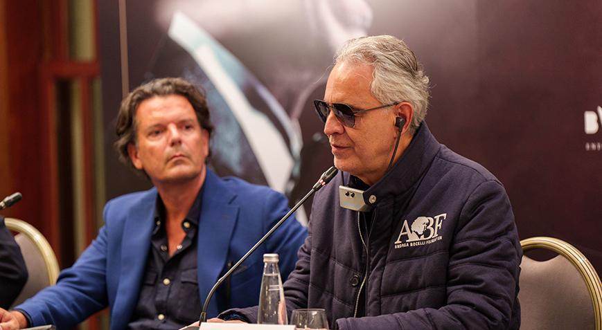 İtalyan sanatçı Andrea Bocelli Türkiye! ‘Savaş insanlığın hatası’