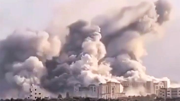 Gazze’den şok görüntü! ‘UYARI: Bu bir nükleer test değildir’