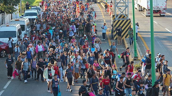 Meksika’dan yola çıktılar! Binlerce göçmenin son durağı ABD