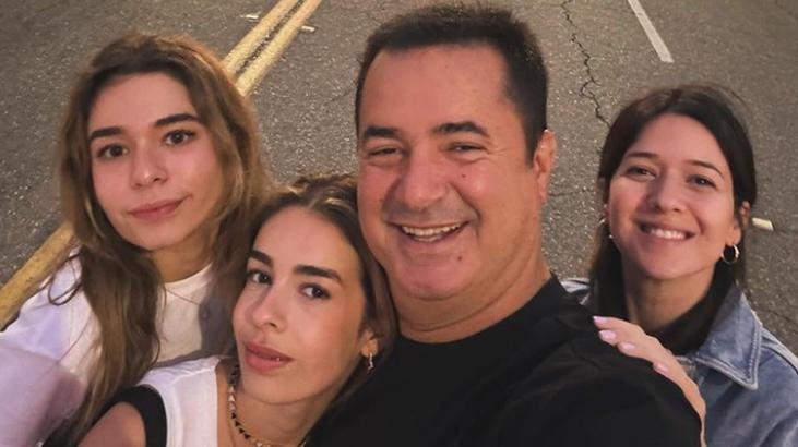 Acun Ilıcalı kızlarıyla Los Angeles’a gitti! ‘Abi yolu da mı satın aldın?’