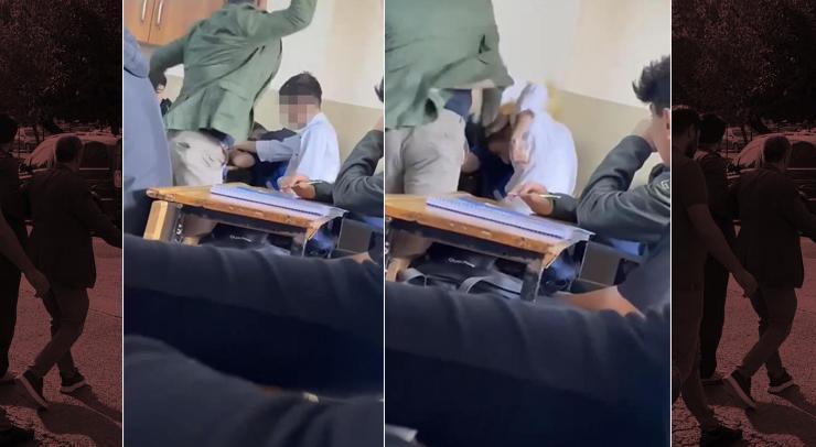 İstanbul’da okulda şok görüntü! ‘Hocam dedikçe vuracağım’