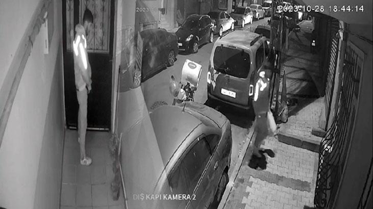 Kamera kayıtları incelenince ortaya çıktı! Kuryeden mide bulandıran hareket