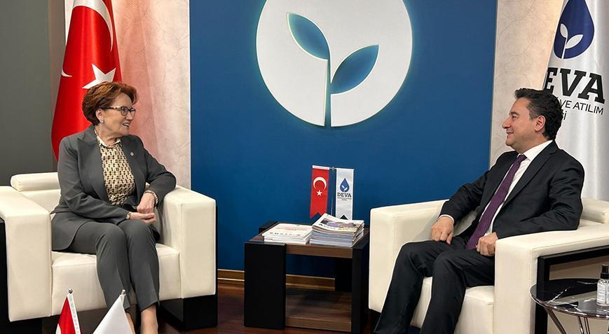 Meral Akşener’den Babacan’a taziye ziyareti