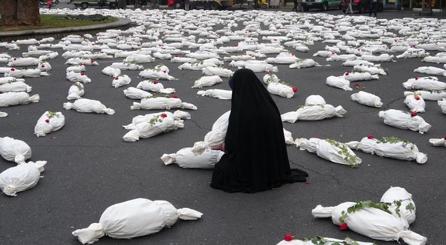 Tüyleri diken diken eden görüntüler… Filistin’de hayatını kaybeden çocuklar için yapıldı