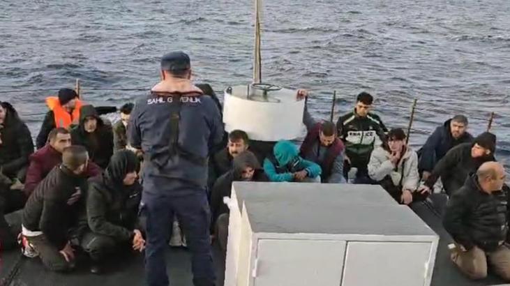 Yunanistan’ın geri ittiği düzensiz göçmenler kurtarıldı