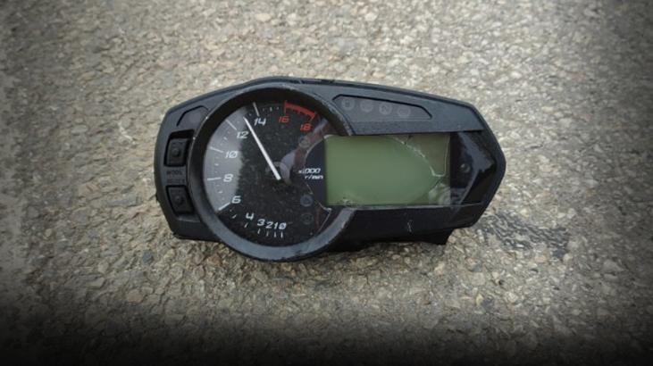 Feci kazada bir can kaybı! Motosikletin devir saatinin 13 binde takılı kaldı