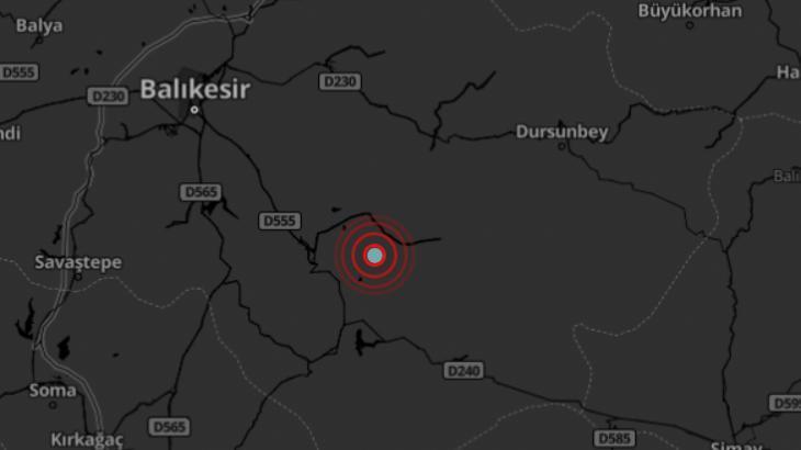 Balıkesir’de 3.8 büyüklüğünde deprem