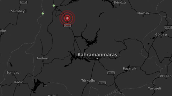 Kahramanmaraş’ta 3.6 büyüklüğünde deprem