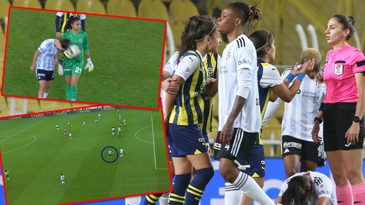 Fenerbahçe – Beşiktaş derbisinde tartışma yaratan pozisyon!