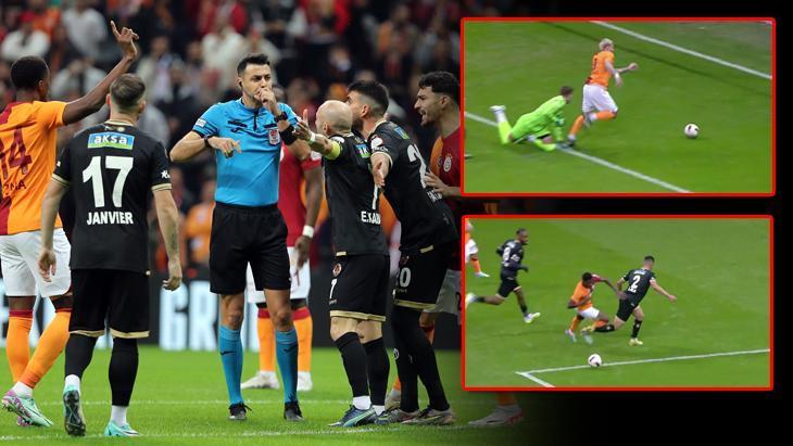 Galatasaray – Alanyaspor maçında tartışma yaratan pozisyon! ‘Gol olsa kaos çıkacak’