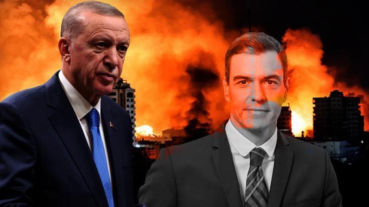 Erdoğan ile İspanya Başbakanı Sanchez görüştü! Gazze’de kalıcı ateşkes ve barış vurgusu
