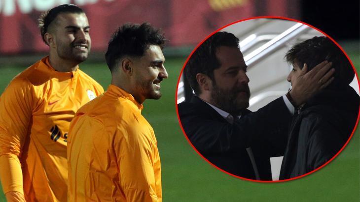 Galatasaray, Manchester United maçına hazır! Antrenmanda dikkat çeken Erden Timur detayı