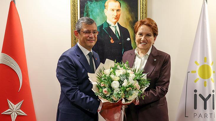 Özgür Özel ile Meral Akşener bir araya geldi