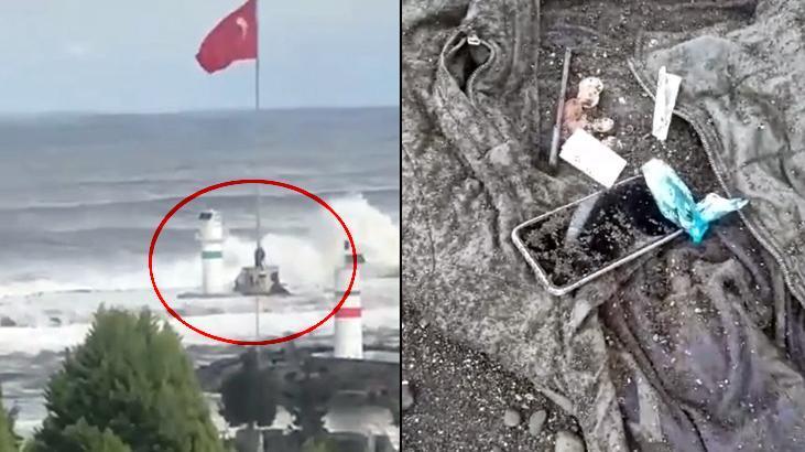 Trabzon’da 2 liseli dalgalara kapılmıştı! Hırka, cep telefonu ve kalem bulundu