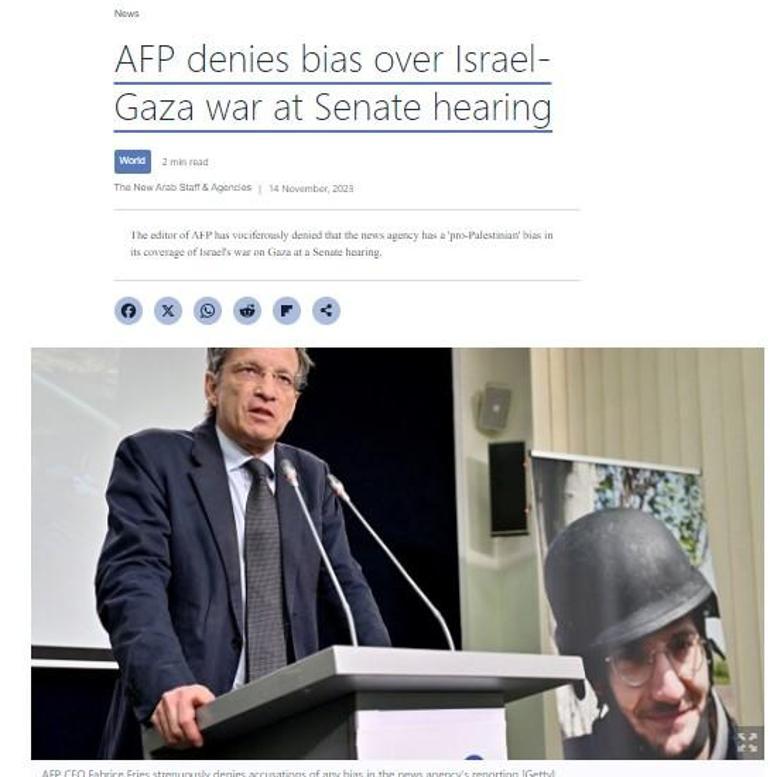 Fransa'da AFP'ye İsrail sorgusu! CEO isyan etti: Alçakça