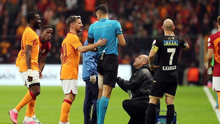 Galatasaray - Alanyaspor maçında tartışma yaratan pozisyon! 'Gol olsa kaos çıkacak'