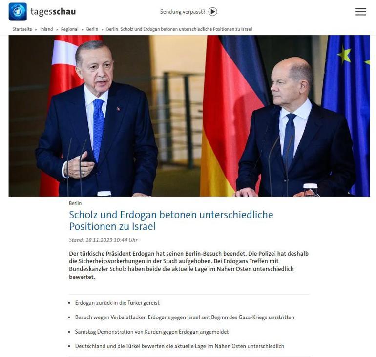 Alman medyası: Erdoğan esti gürledi!