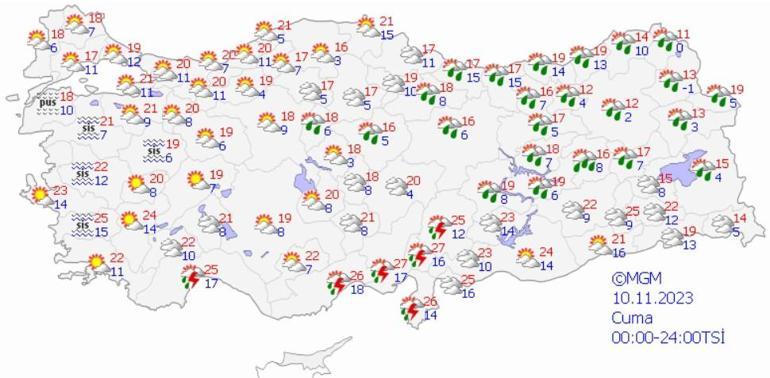 Güneşli günler yerini yağışlara bırakıyor! Sıcaklık düşecek, yağışlar artacak