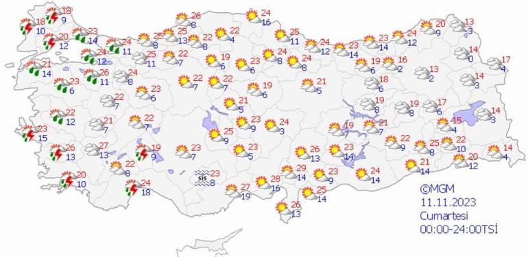 Güneşli günler yerini yağışlara bırakıyor! Sıcaklık düşecek, yağışlar artacak