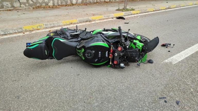 Feci kazada bir can kaybı! Motosikletin devir saatinin 13 binde takılı kaldı
