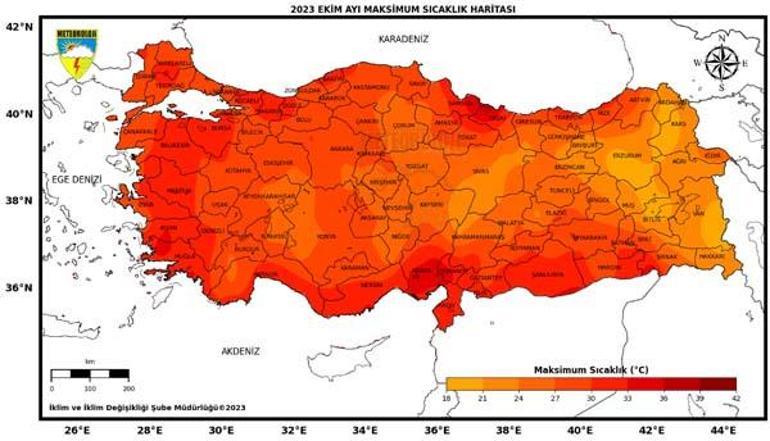 Meteoroloji yayımladı! Son 53 yılın en sıcak 7’nci ekim ayı